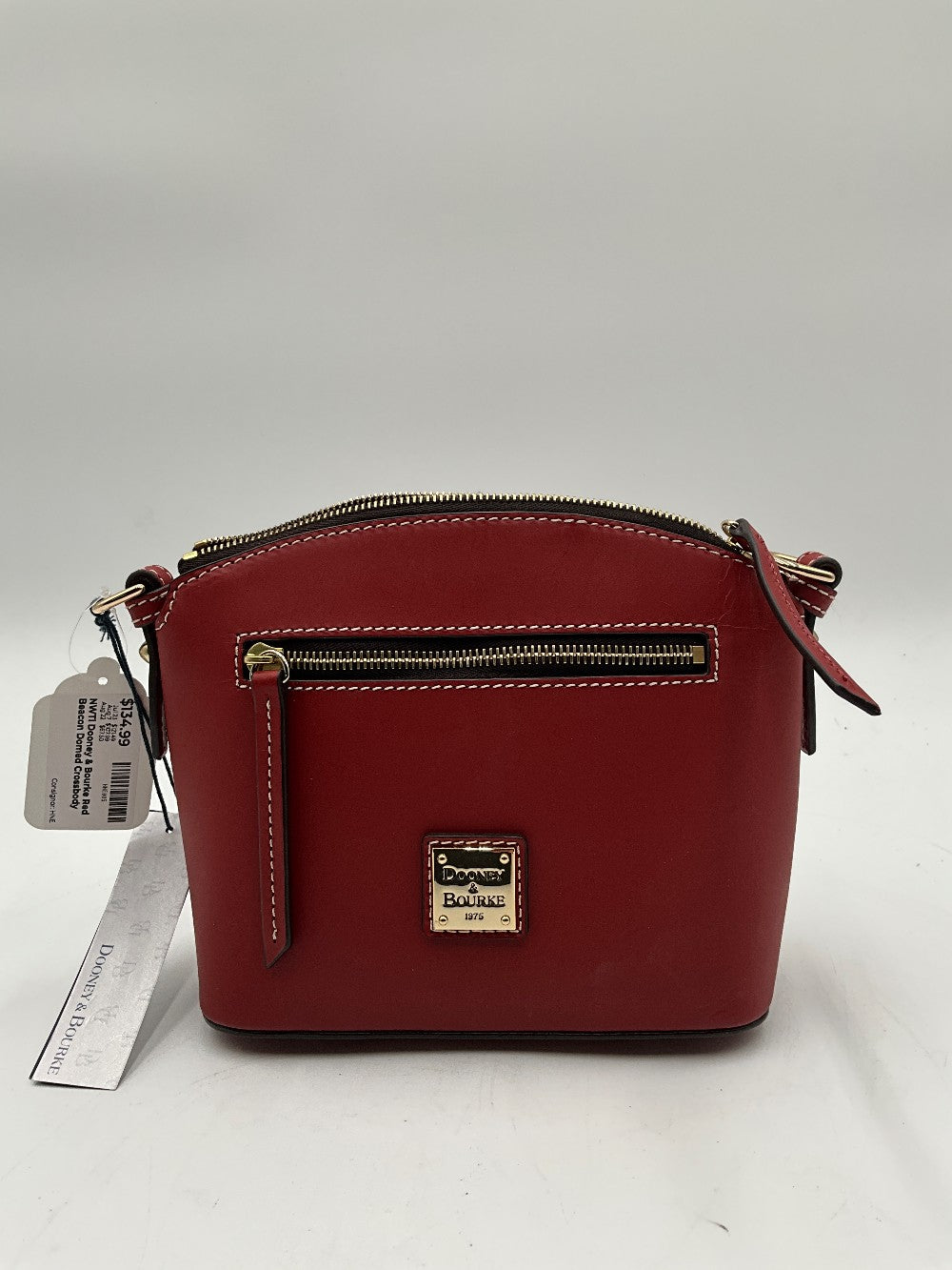 NWT! Dooney & Bourke Red Beacon Domed Crossbody